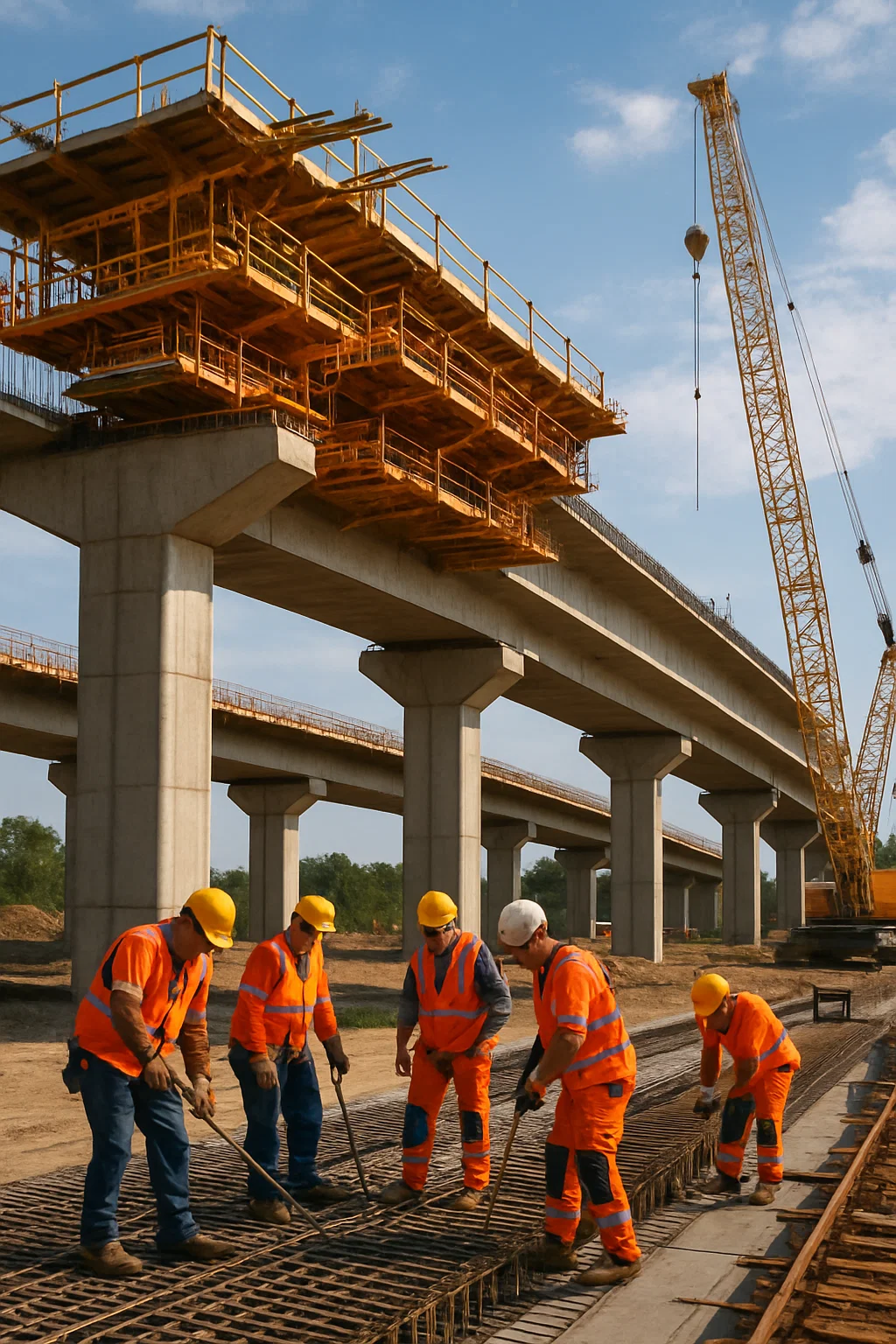 Highway Bridge Construction